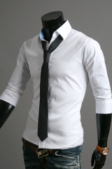 Белая рубашка с коротким рукавом Cleverley